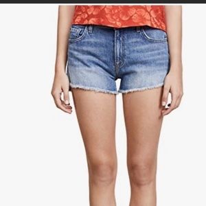 7 For All Mankind Cut Off Denim Short in Desert Oasis. Women’s size 26